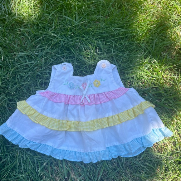 Colorful Baby Dress with Ruffles - Picture 1 of 2